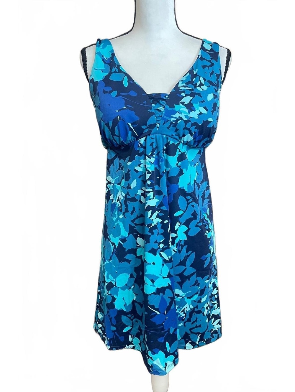 Lands End swim dress with 2 swim bottoms